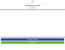 Tablet Screenshot of hongkongcafealbany.com